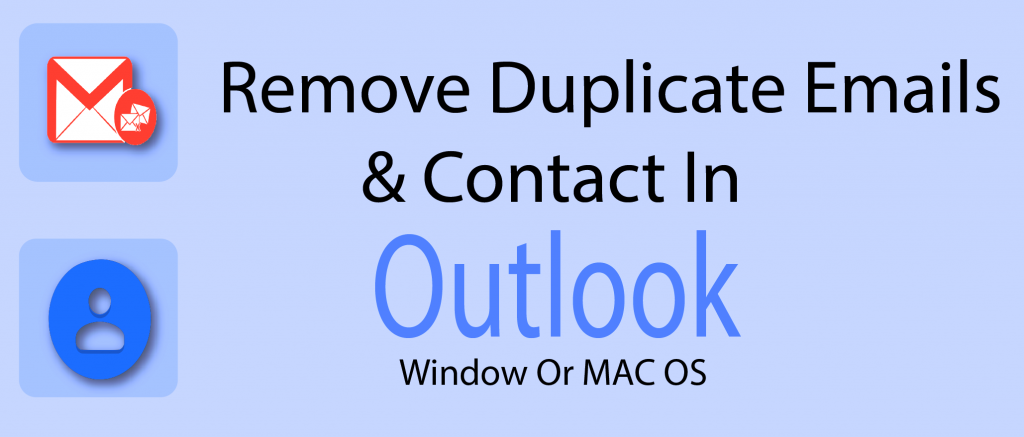 delete duplicate contacts in outlook for mac